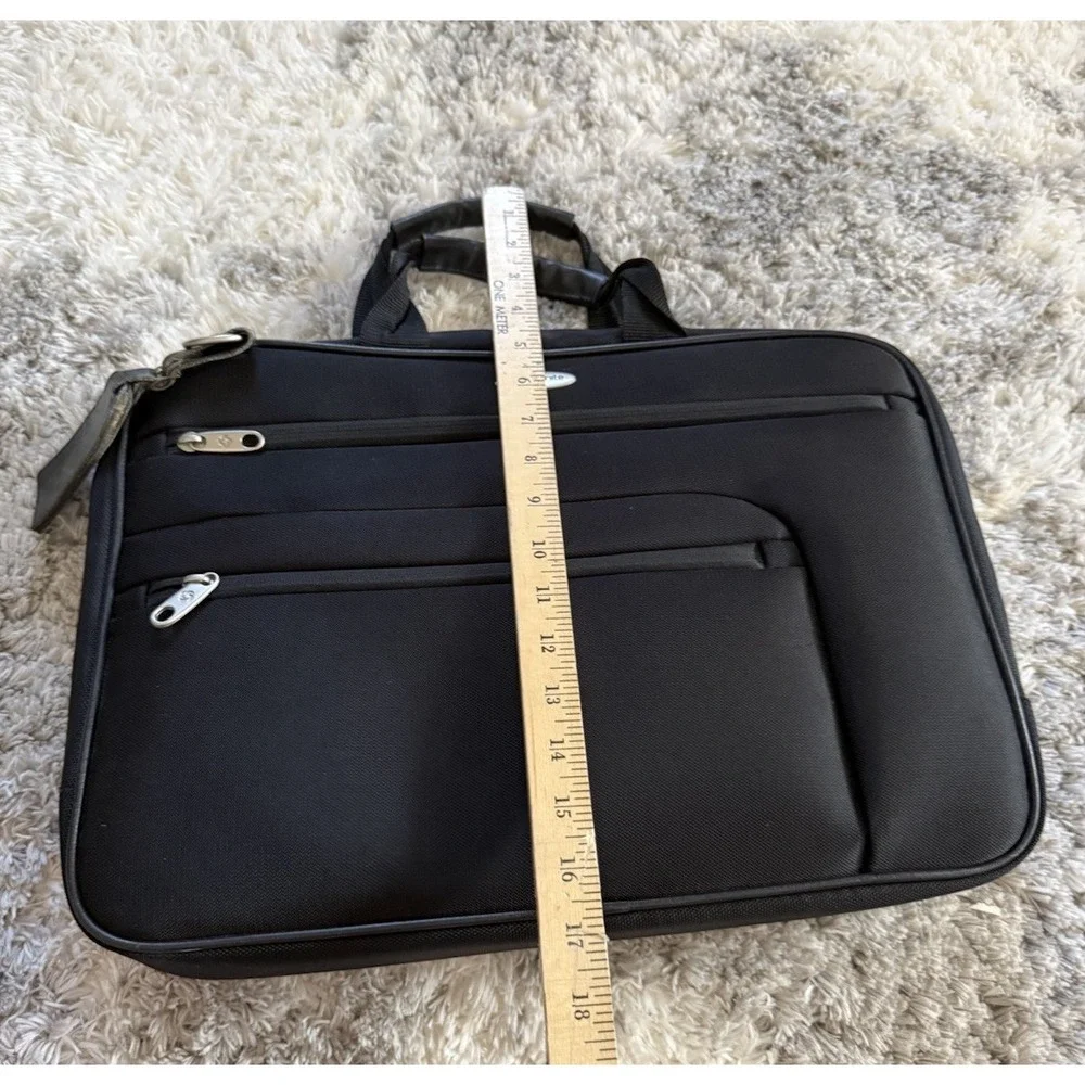 Samsonite Business Laptop Briefcase Messenger Bag Black Ballistic Nylon